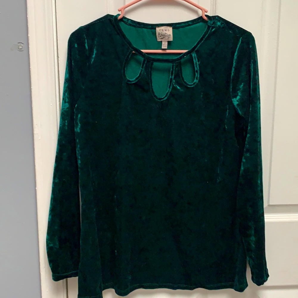 velvet full sleeve